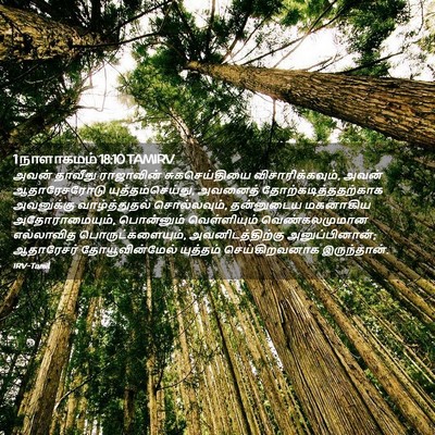 Picture 02 - 1 நாளாகமம் 18:10 TAMIRV - அவன் தாவீது - Bible Verse Picture