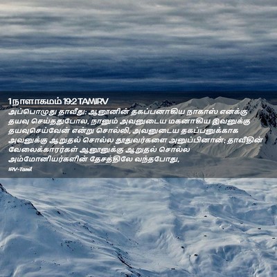 Picture 02 - 1 நாளாகமம் 19:2 TAMIRV - அப்பொழுது தாவீது: - Bible Verse Picture