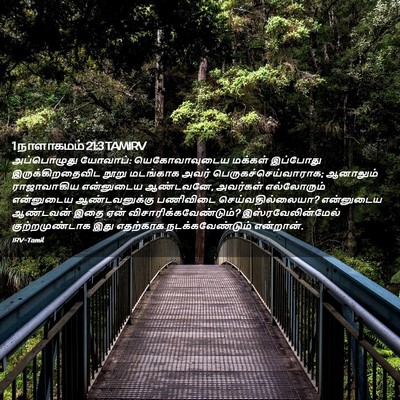 Picture 02 - 1 நாளாகமம் 21:3 TAMIRV - அப்பொழுது யோவாப்: - Bible Verse Picture