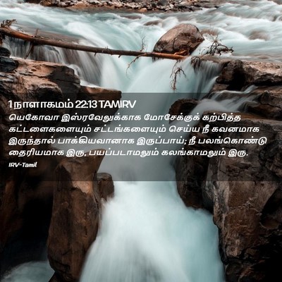 Picture 02 - 1 நாளாகமம் 22:13 TAMIRV - யெகோவா - Bible Verse Picture