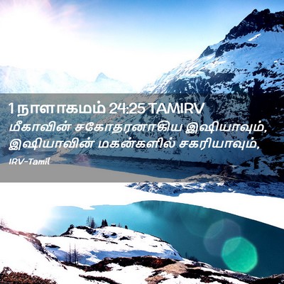 Picture 02 - 1 நாளாகமம் 24:25 TAMIRV - மீகாவின் - Bible Verse Picture