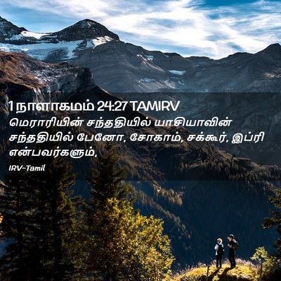 Picture 02 - 1 நாளாகமம் 24:27 TAMIRV - மெராரியின் - Bible Verse Picture