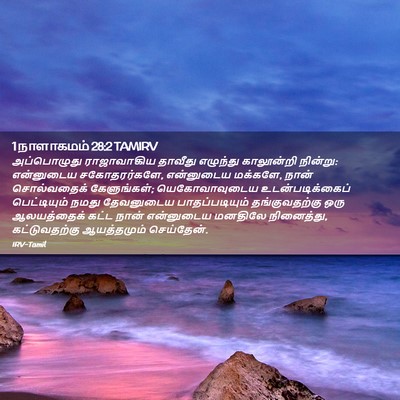 Picture 02 - 1 நாளாகமம் 28:2 TAMIRV - அப்பொழுது - Bible Verse Picture