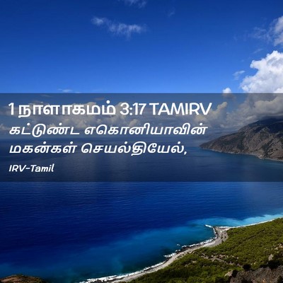 Picture 02 - 1 நாளாகமம் 3:17 TAMIRV - கட்டுண்ட - Bible Verse Picture