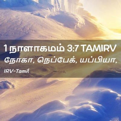 Picture 02 - 1 நாளாகமம் 3:7 TAMIRV - நோகா, நெப்பேக், - Bible Verse Picture