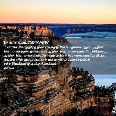 Picture 02 - 1 நாளாகமம் 7:29 TAMIRV - மனாசே - Bible Verse Picture