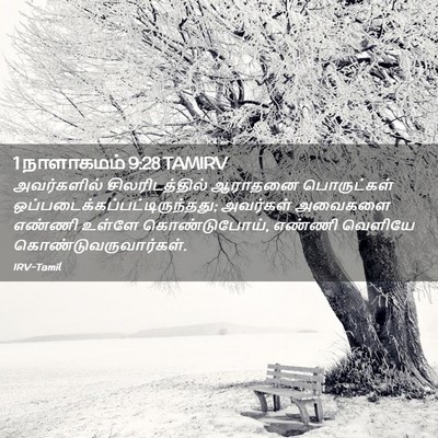 Picture 02 - 1 நாளாகமம் 9:28 TAMIRV - அவர்களில் - Bible Verse Picture