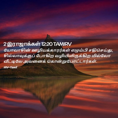Picture 02 - 2 இராஜாக்கள் 12:20 TAMIRV - யோவாசின் - Bible Verse Picture