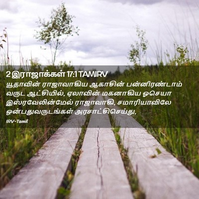 Picture 02 - 2 இராஜாக்கள் 17:1 TAMIRV - யூதாவின் - Bible Verse Picture