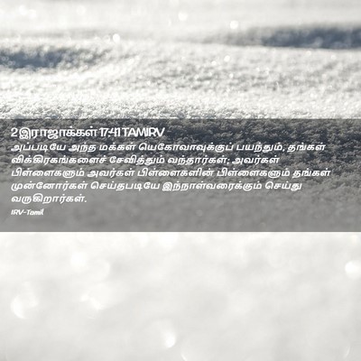 Picture 02 - 2 இராஜாக்கள் 17:41 TAMIRV - அப்படியே அந்த - Bible Verse Picture