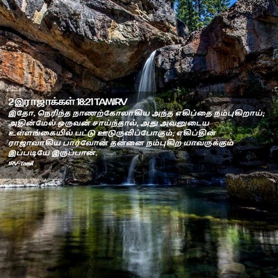 Picture 02 - 2 இராஜாக்கள் 18:21 TAMIRV - இதோ, நெரிந்த - Bible Verse Picture