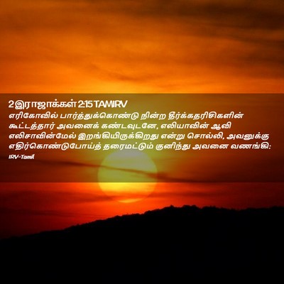 Picture 02 - 2 இராஜாக்கள் 2:15 TAMIRV - எரிகோவில் - Bible Verse Picture