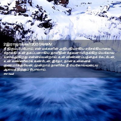 Picture 02 - 2 இராஜாக்கள் 20:5 TAMIRV - நீ - Bible Verse Picture