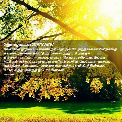 Picture 02 - 2 இராஜாக்கள் 23:16 TAMIRV - யோசியா - Bible Verse Picture