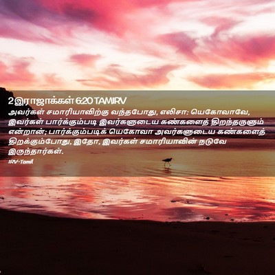 Picture 02 - 2 இராஜாக்கள் 6:20 TAMIRV - அவர்கள் - Bible Verse Picture