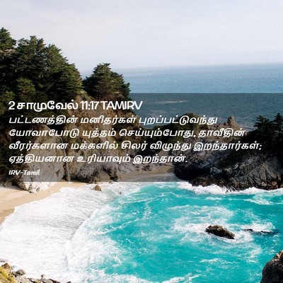 Picture 02 - 2 சாமுவேல் 11:17 TAMIRV - பட்டணத்தின் - Bible Verse Picture