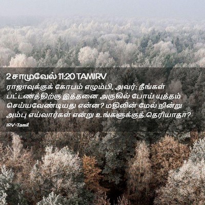 Picture 02 - 2 சாமுவேல் 11:20 TAMIRV - ராஜாவுக்குக் - Bible Verse Picture