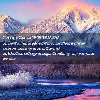 Picture 02 - 2 சாமுவேல் 16:15 TAMIRV - அப்சலோமும் - Bible Verse Picture