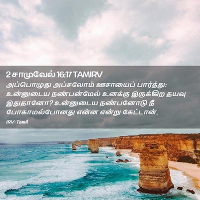 Picture 02 - 2 சாமுவேல் 16:17 TAMIRV - அப்பொழுது - Bible Verse Picture