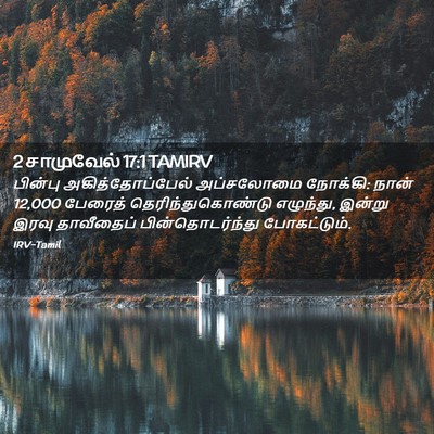 Picture 02 - 2 சாமுவேல் 17:1 TAMIRV - பின்பு - Bible Verse Picture
