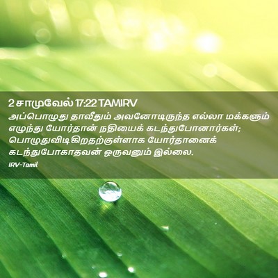 Picture 02 - 2 சாமுவேல் 17:22 TAMIRV - அப்பொழுது - Bible Verse Picture