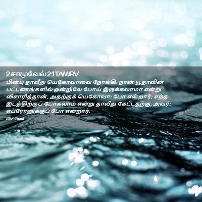 Picture 02 - 2 சாமுவேல் 2:1 TAMIRV - பின்பு தாவீது - Bible Verse Picture