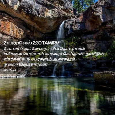 Picture 02 - 2 சாமுவேல் 2:30 TAMIRV - யோவாப் அப்னேரைப் - Bible Verse Picture