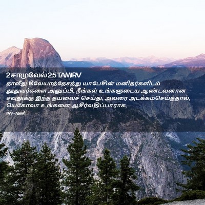 Picture 02 - 2 சாமுவேல் 2:5 TAMIRV - தாவீது - Bible Verse Picture