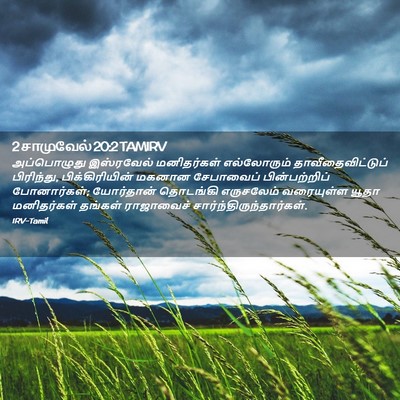 Picture 02 - 2 சாமுவேல் 20:2 TAMIRV - அப்பொழுது - Bible Verse Picture