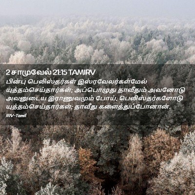 Picture 02 - 2 சாமுவேல் 21:15 TAMIRV - பின்பு - Bible Verse Picture