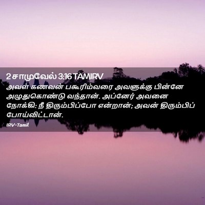 Picture 02 - 2 சாமுவேல் 3:16 TAMIRV - அவள் கணவன் - Bible Verse Picture