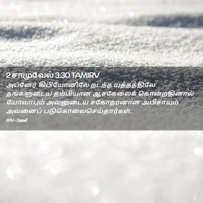 Picture 02 - 2 சாமுவேல் 3:30 TAMIRV - அப்னேர் - Bible Verse Picture