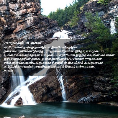 Picture 02 - 2 சாமுவேல் 4:8 TAMIRV - எப்ரோனிலிருக்கிற - Bible Verse Picture