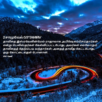 Picture 02 - 2 சாமுவேல் 5:17 TAMIRV - தாவீதை - Bible Verse Picture