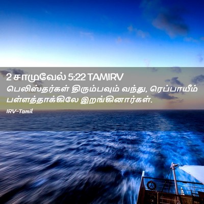 Picture 02 - 2 சாமுவேல் 5:22 TAMIRV - பெலிஸ்தர்கள் - Bible Verse Picture
