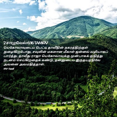 Picture 02 - 2 சாமுவேல் 6:16 TAMIRV - யெகோவாவுடைய - Bible Verse Picture
