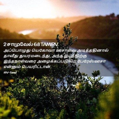Picture 02 - 2 சாமுவேல் 6:8 TAMIRV - அப்பொழுது யெகோவா - Bible Verse Picture