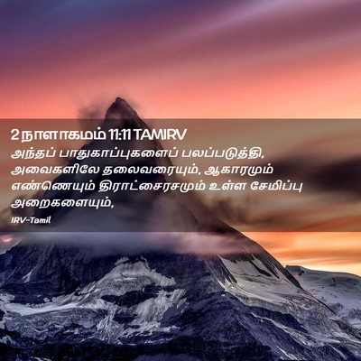 Picture 02 - 2 நாளாகமம் 11:11 TAMIRV - அந்தப் - Bible Verse Picture