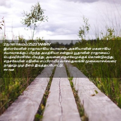 Picture 02 - 2 நாளாகமம் 25:23 TAMIRV - இஸ்ரவேலின் - Bible Verse Picture