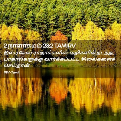 Picture 02 - 2 நாளாகமம் 28:2 TAMIRV - இஸ்ரவேல் - Bible Verse Picture