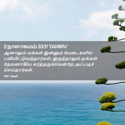 Picture 02 - 2 நாளாகமம் 33:17 TAMIRV - ஆனாலும் மக்கள் - Bible Verse Picture