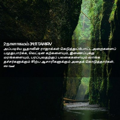 Picture 02 - 2 நாளாகமம் 34:11 TAMIRV - அப்படியே யூதாவின் - Bible Verse Picture