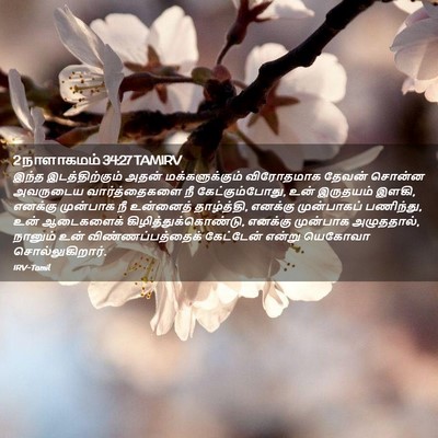 Picture 02 - 2 நாளாகமம் 34:27 TAMIRV - இந்த இடத்திற்கும் - Bible Verse Picture