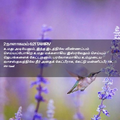 Picture 02 - 2 நாளாகமம் 6:21 TAMIRV - உமது அடியேனும், - Bible Verse Picture