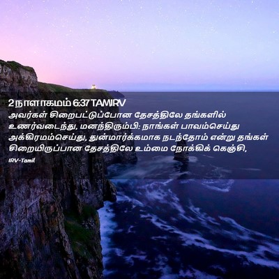 Picture 02 - 2 நாளாகமம் 6:37 TAMIRV - அவர்கள் - Bible Verse Picture