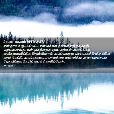 Picture 02 - 2 நாளாகமம் 7:14 TAMIRV - என் நாமம் - Bible Verse Picture