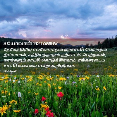 Picture 02 - 3 யோவான் 1:12 TAMIRV - தேமேத்திரியு - Bible Verse Picture