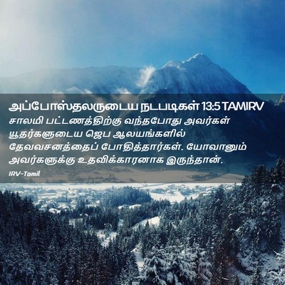 Picture 02 - அப்போஸ்தலருடைய நடபடிகள் 13:5 TAMIRV - சாலமி - Bible Verse Picture