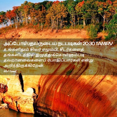 Picture 02 - அப்போஸ்தலருடைய நடபடிகள் 20:30 TAMIRV - உங்களிலும் சிலர் - Bible Verse Picture