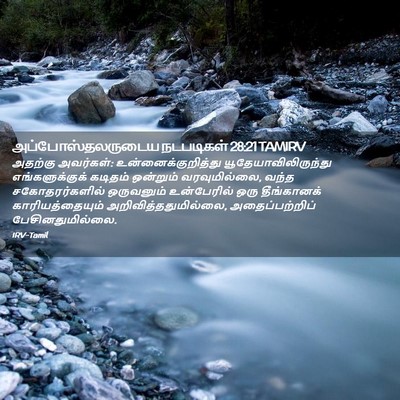Picture 02 - அப்போஸ்தலருடைய நடபடிகள் 28:21 TAMIRV - அதற்கு அவர்கள்: - Bible Verse Picture